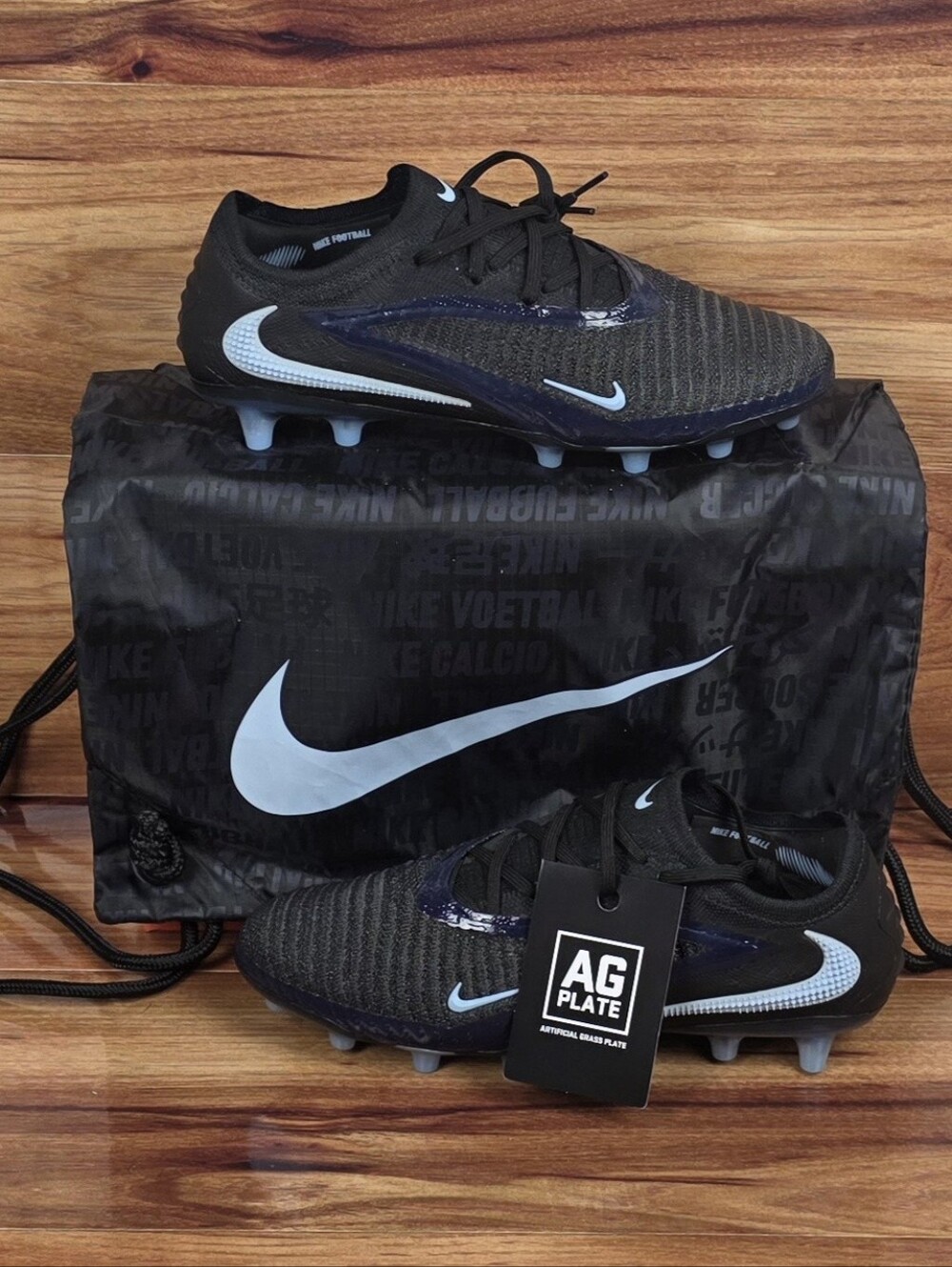 Nike Phantom 6 Low Elite AG Shadow Pack Black HQ2335-003 Men’s Size 6.5 Wmn's 8